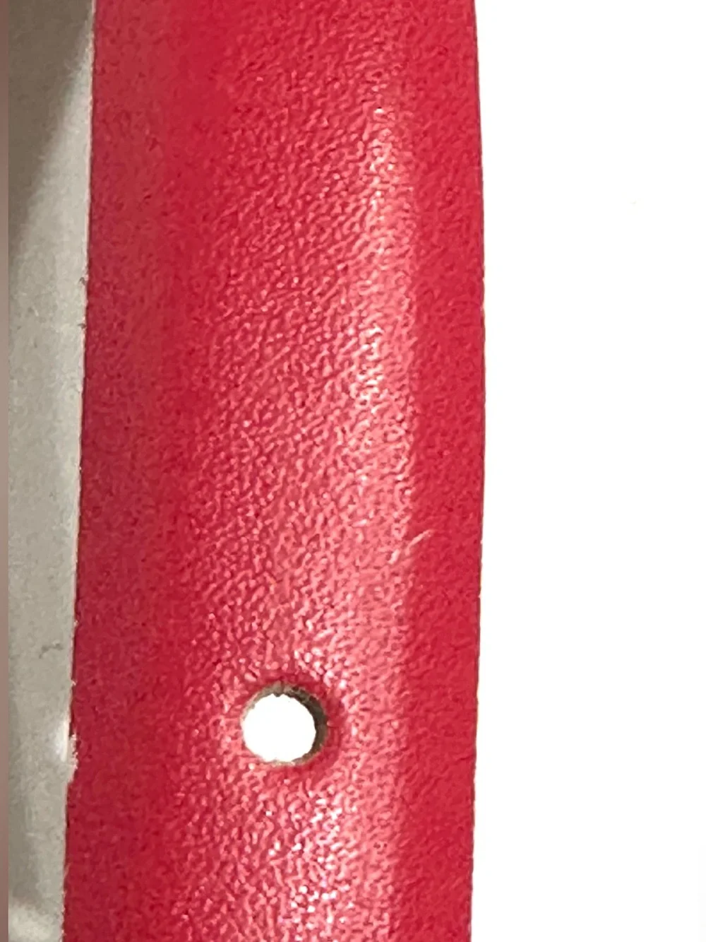 TEHAMA Womens Hot Pink Leather Belt Made in Canada Mens Belt Size M